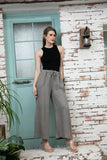 Orange Amore Linen Pants